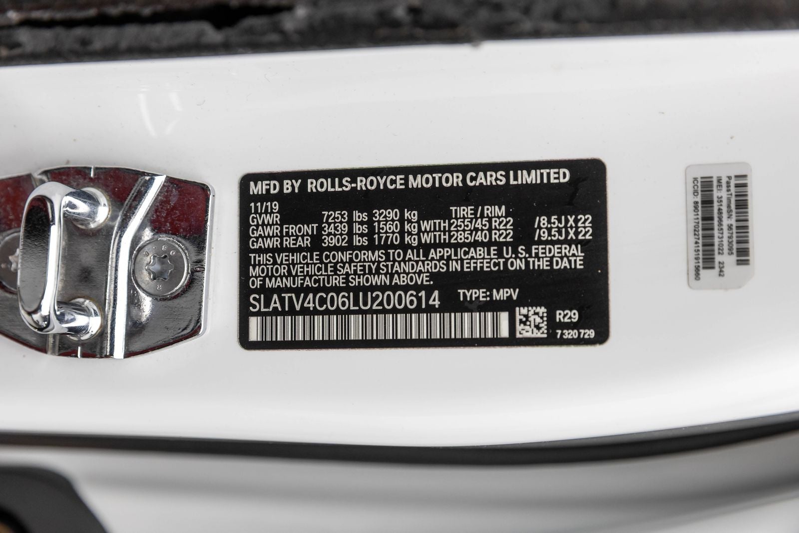 2020 Rolls-Royce Cullinan Sport Utility