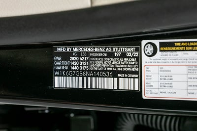 2022 Mercedes-Benz S 580 S 580
