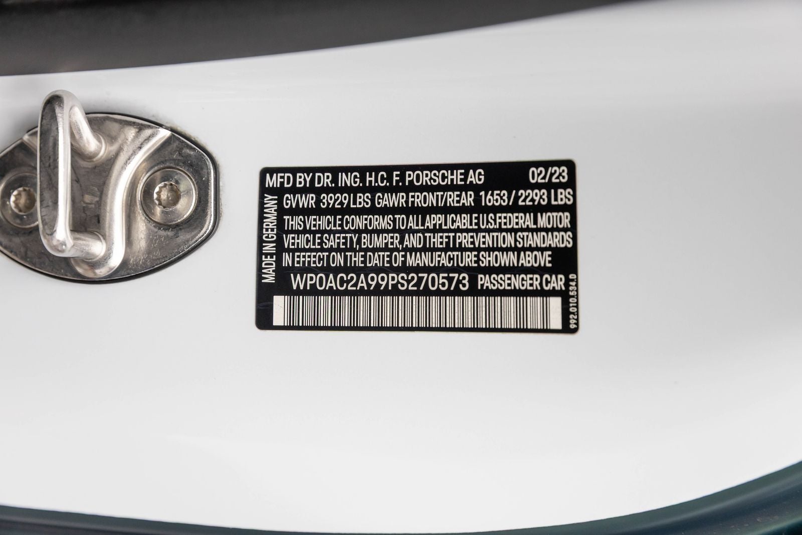 2023 Porsche 911 GT3