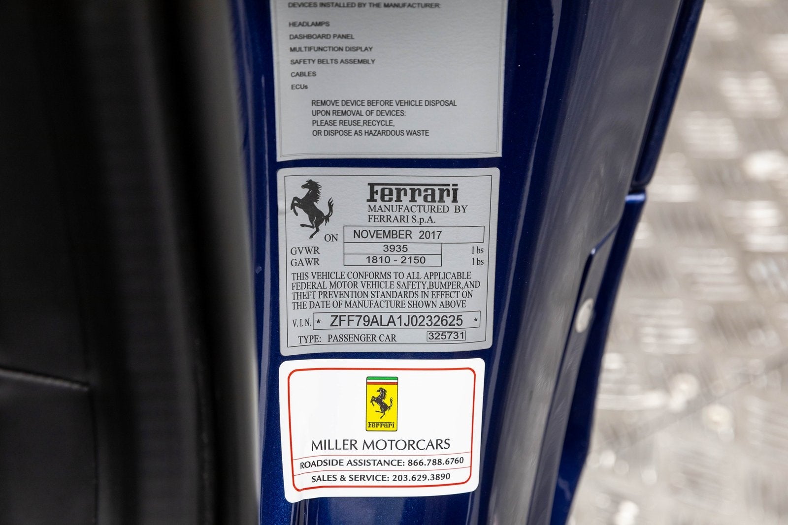 2018 Ferrari 488 GTB Coupe