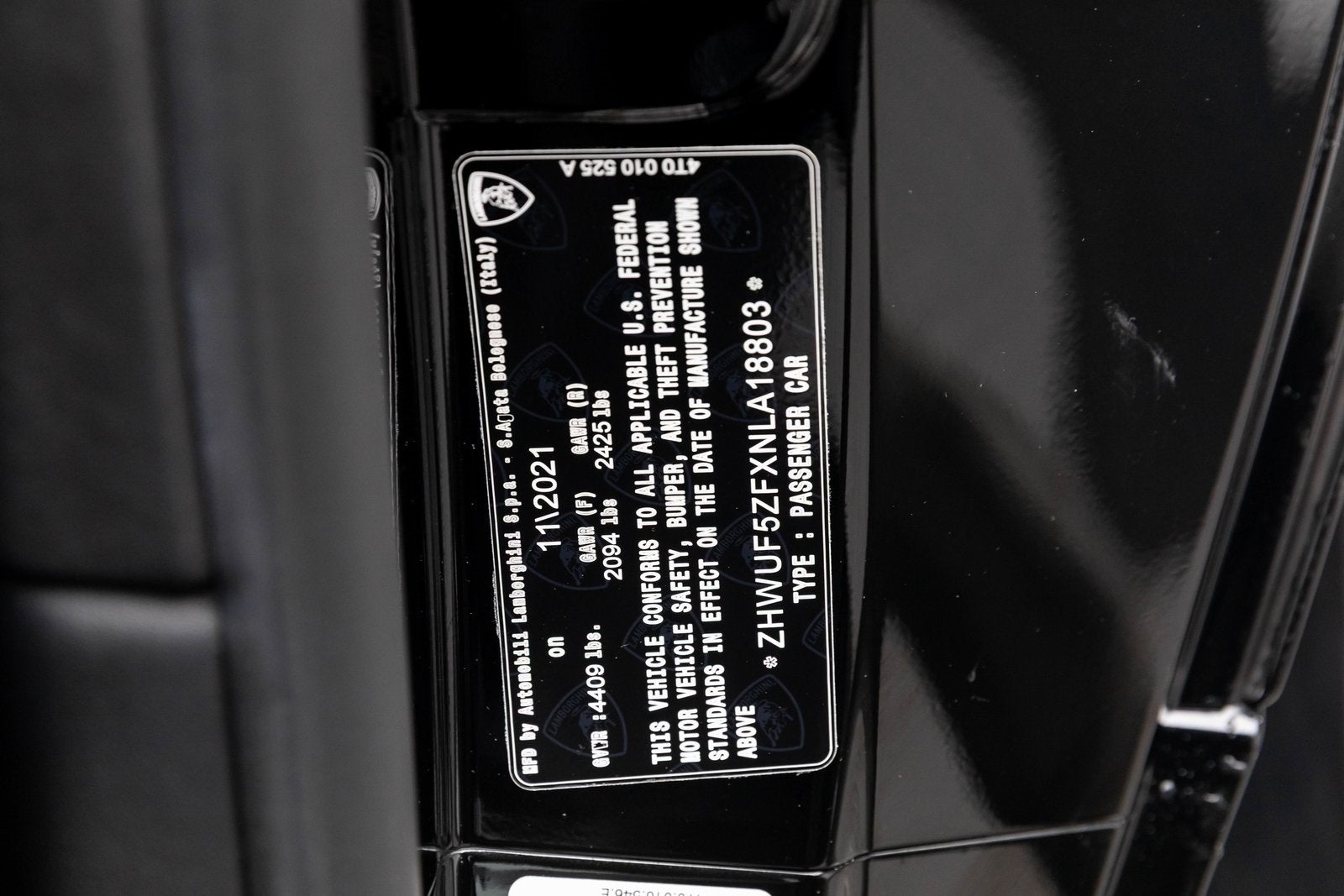 2022 Lamborghini Huracan EVO Coupe RWD