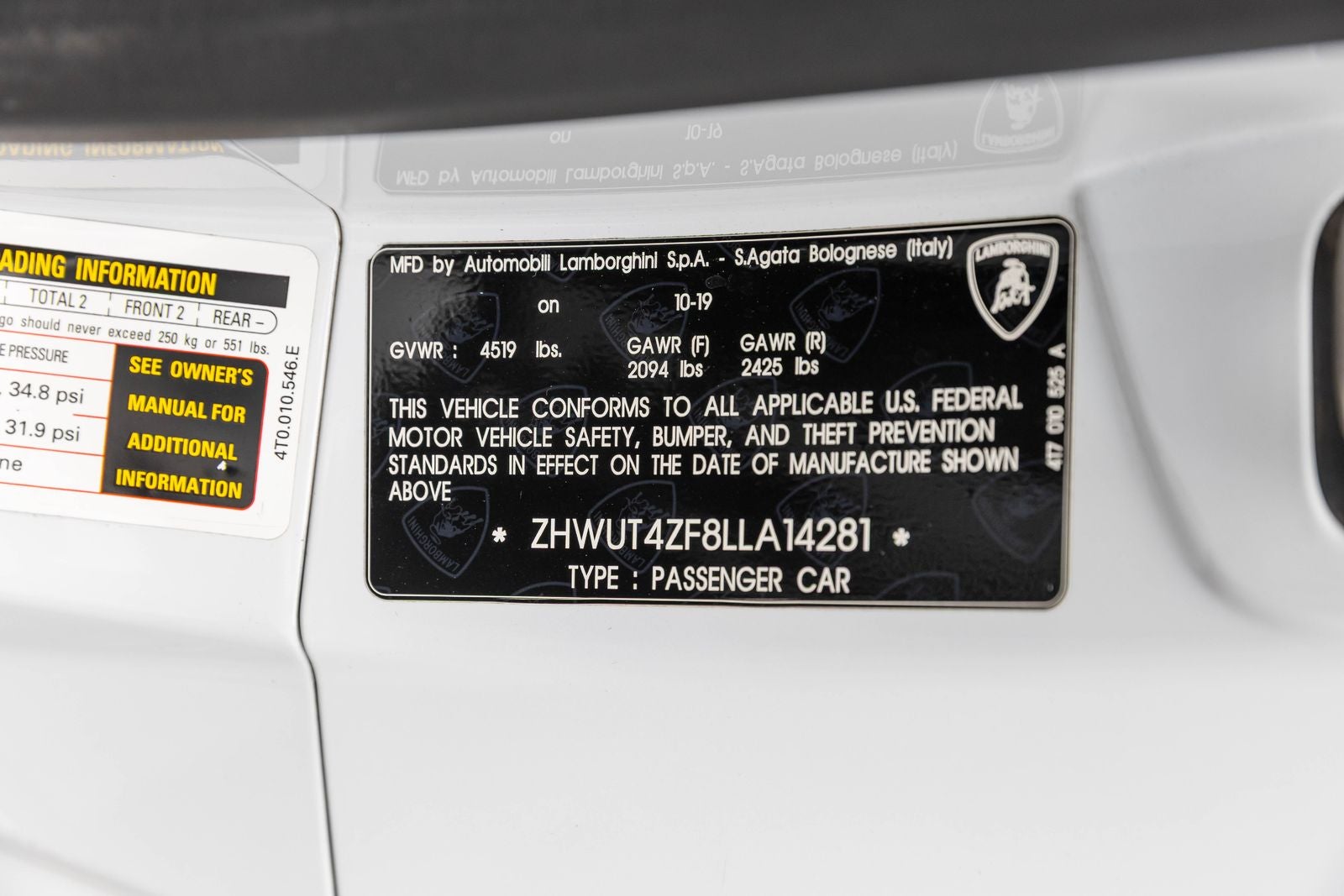 2020 Lamborghini Huracan EVO Spyder AWD