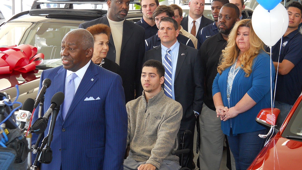 Washington Football Legends Donate Toward Ty Williams Rehabilitation at McLaren Washington in Sterling VA